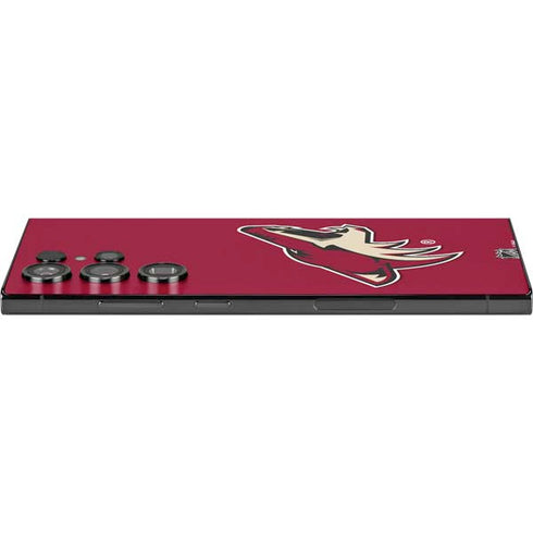 NHL Arizona Coyotes Solid Background Galaxy S25 Ultra Skin